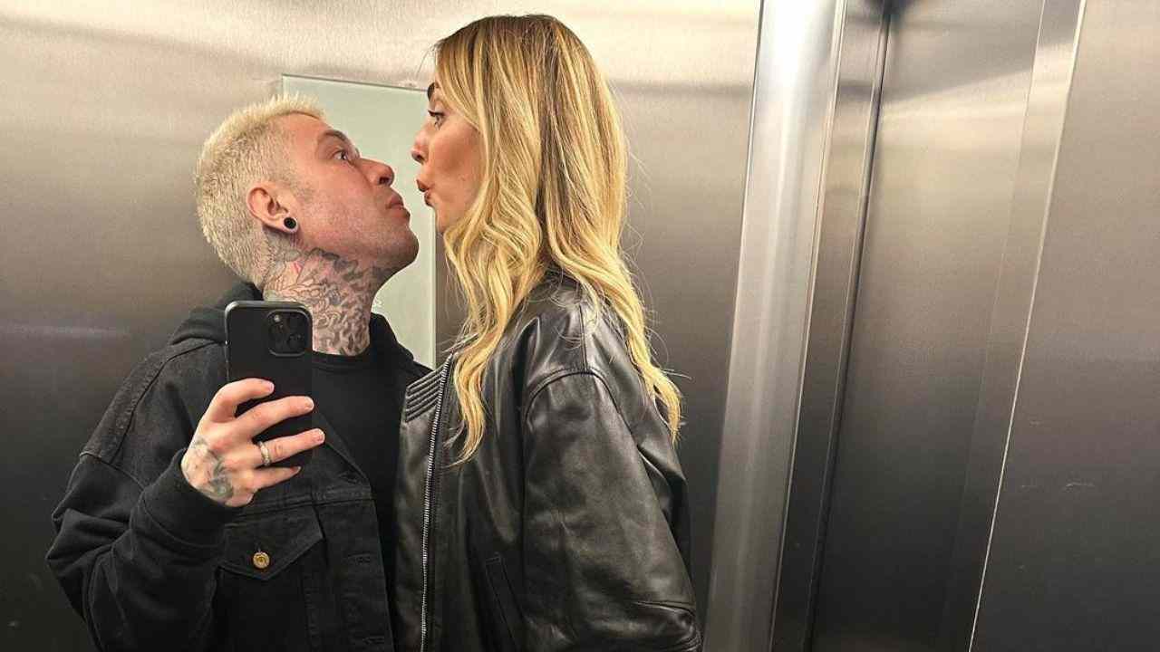 Fedez in compagnia della moglie Chiara Ferragni