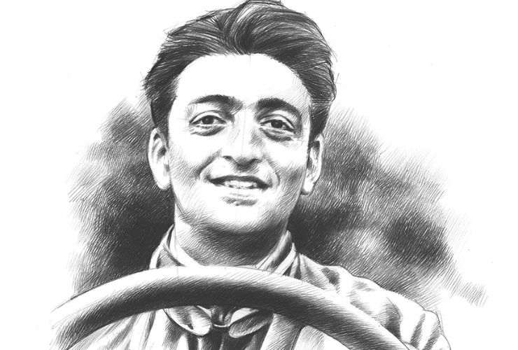 Enzo Ferrari ritratto