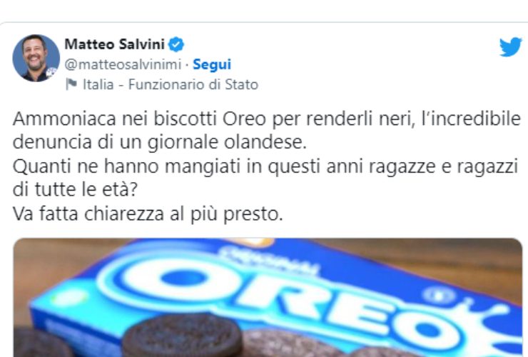 Inchiesta Oreo piccolobimbo.it