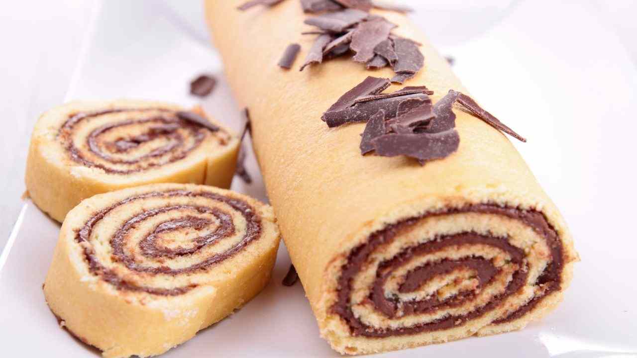 Goloso rotolo farcito di Nutella