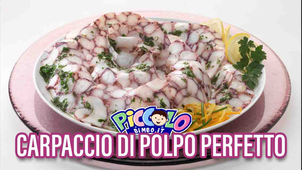 carpaccio di polpo perfetto