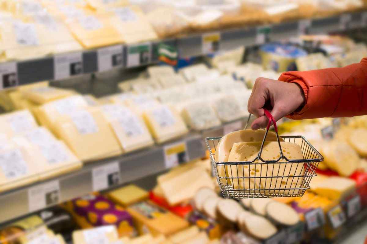 Richiamo alimentare al supermercato