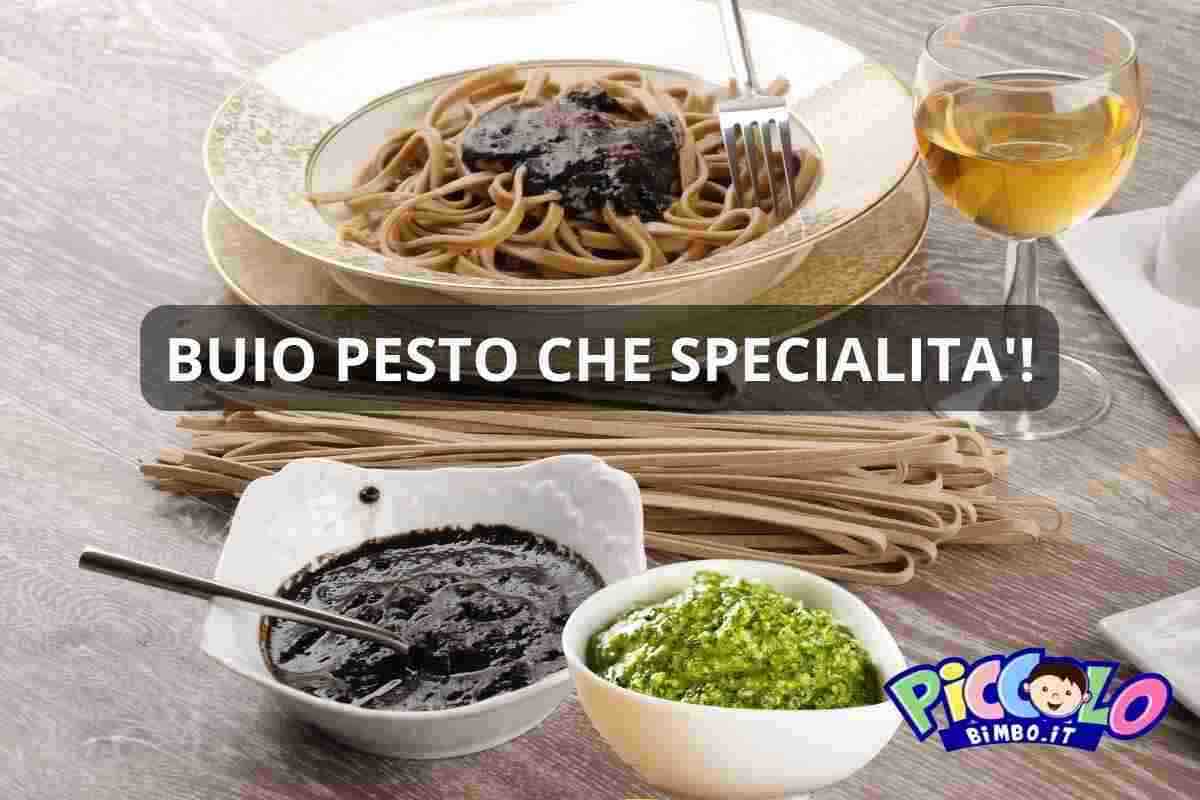 spaghetti buio pesto