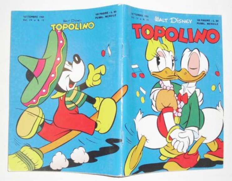 topolino, un'edizione del 1950