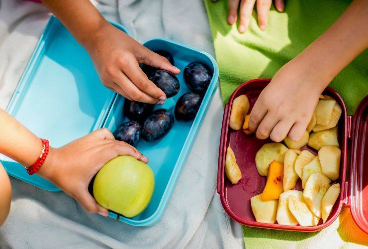 La frutta è la miglior merenda per i bimbi