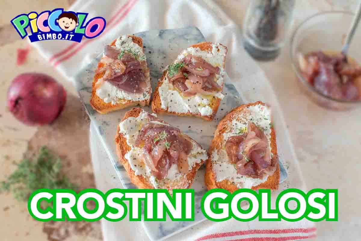 Crostini di cipolla