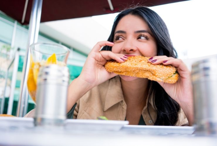 Panino per la pausa pranzo 